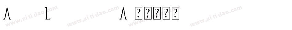 AvoidLight-rgx2A字体转换
