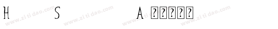 HartwigSchrift-vm2A字体转换