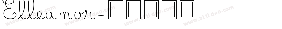 Elleanor字体转换