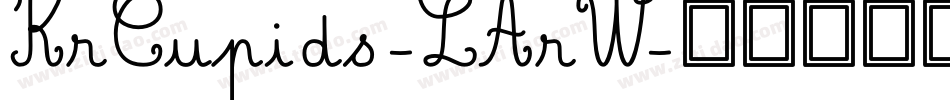 KrCupids-LArW字体转换