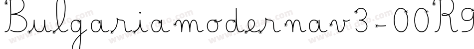 Bulgariamodernav3-00R9字体转换 Bulgariamodernav3-00R9字体转换