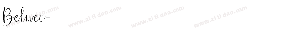 Belwec字体转换