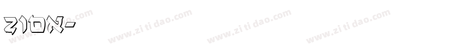 Zion字体转换