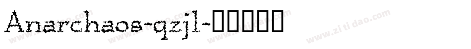 Anarchaos-qzjl字体转换