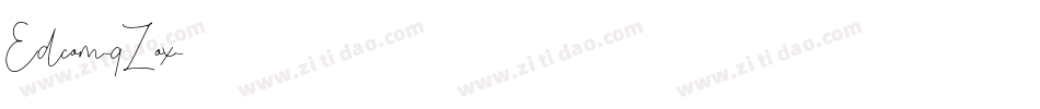Edcom-qZox字体转换