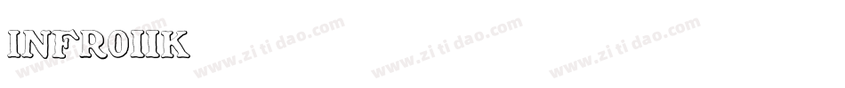 INFR011K字体转换