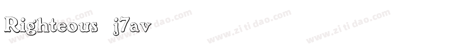 Righteous-j7av字体转换