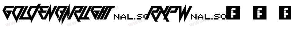 GoldenBarLight-RxpW字体转换