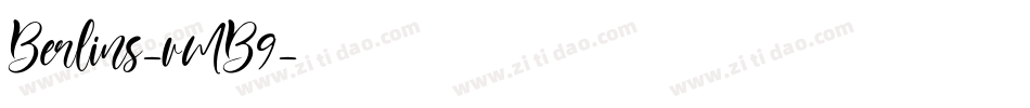 Berlins-vMB9字体转换