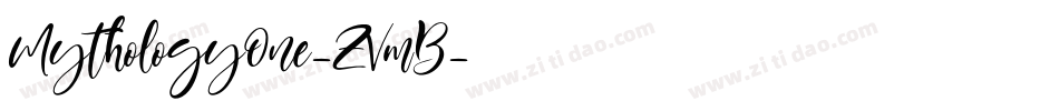 MythologyOne-ZVmB字体转换