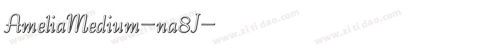AmeliaMedium-na8J字体转换