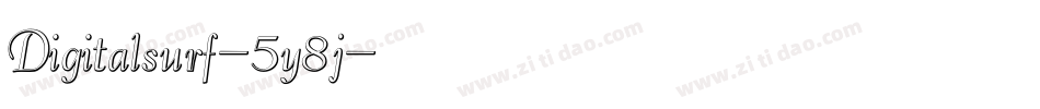 Digitalsurf-5y8j字体转换