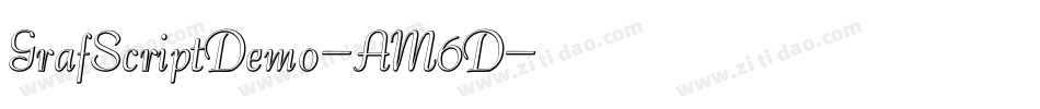 GrafScriptDemo-AM6D字体转换