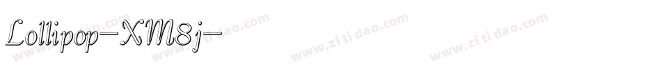 Lollipop-XM8j字体转换 Lollipop-XM8j字体转换