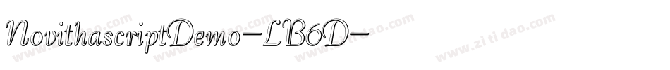 NovithascriptDemo-LB6D字体转换