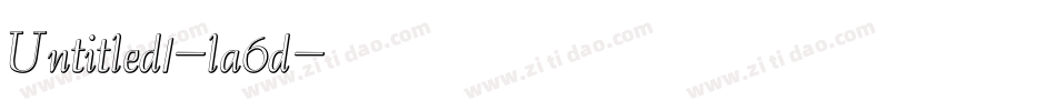 Untitled1-la6d字体转换 Untitled1-la6d字体转换
