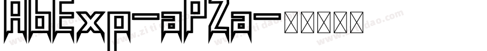 AbExp-aPZa字体转换