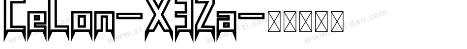 Celon-X3Za字体转换