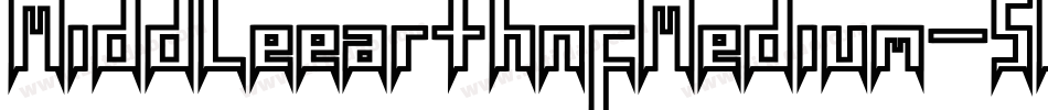 MiddleearthnfMedium-5lZa字体转换