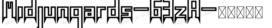Midjungards-G3zA字体转换 Midjungards-G3zA字体转换