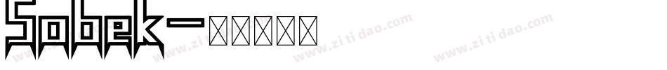 Sobek字体转换