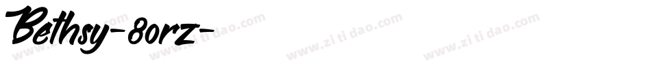 Bethsy-8orz字体转换