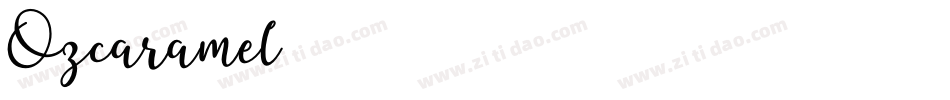 Ozcaramel字体转换