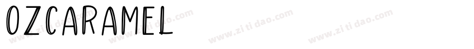 Ozcaramel字体转换