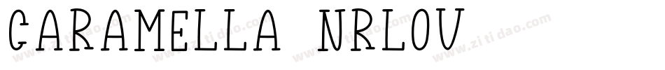 Caramella-nRLOV字体转换