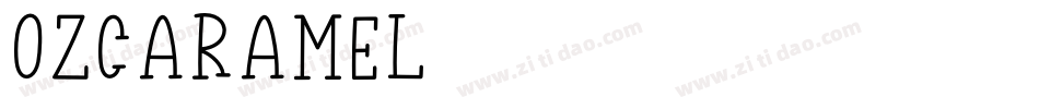 Ozcaramel字体转换