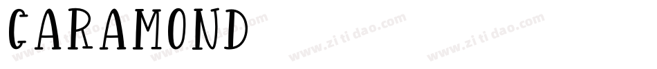 CARAMOND字体转换