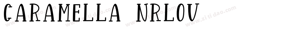 Caramella-nRLOV字体转换