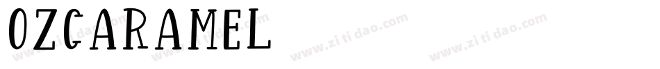 Ozcaramel字体转换