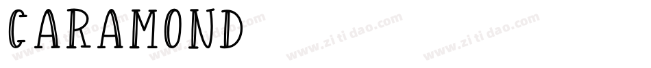 CARAMOND字体转换