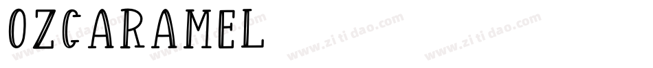 Ozcaramel字体转换