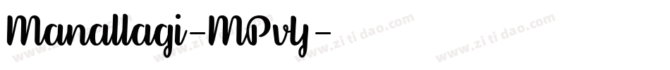 Manallagi-MPvY字体转换