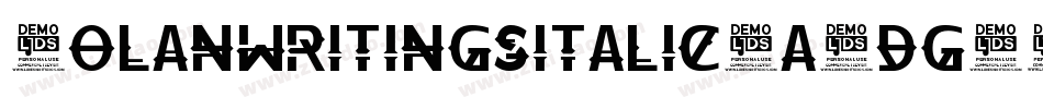 PolanwritingsItalic-A1Dg字体转换
