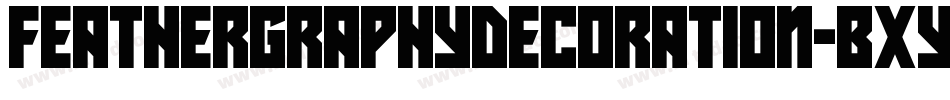 FeathergraphyDecoration-BXYx字体转换