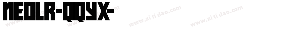 NeoLr-qqYx字体转换