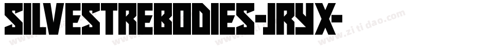 Silvestrebodies-JRYx字体转换