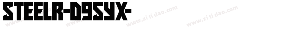 Steelr-d95Yx字体转换 Steelr-d95Yx字体转换