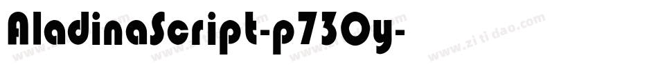AladinaScript-p73Oy字体转换
