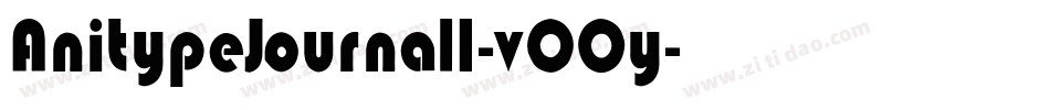 AnitypeJournal1-v0Oy字体转换