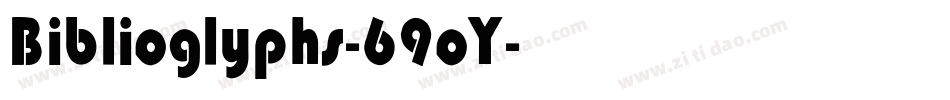 Biblioglyphs-69oY字体转换