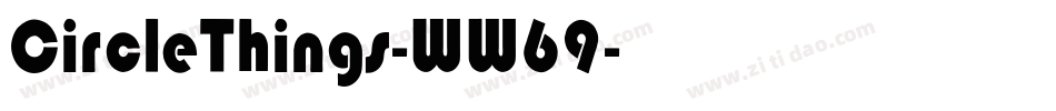 CircleThings-WW69字体转换