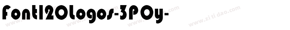 Font120Logos-3POy字体转换