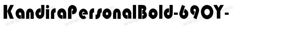 KandiraPersonalBold-69OY字体转换