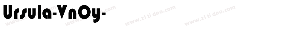 Ursula-VnOy字体转换
