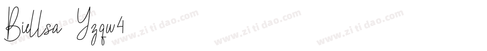 Biellsa-Yzqw4字体转换