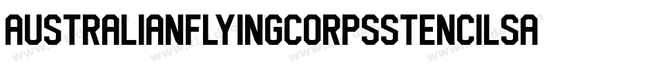 Australianflyingcorpsstencilsa-pRyd字体转换